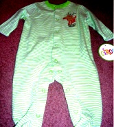 (image for) Circo Sleep and Play Layette Outfit Santa's Helper 3M - Click Image to Close